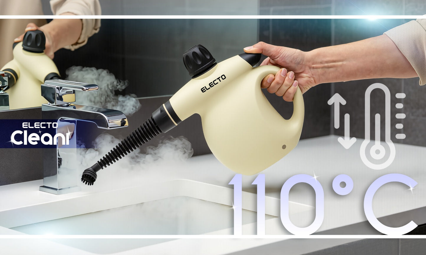 MYJKA PAROWA DO OKIEN FUG TAPICERKI PAROWNICA MYJKA RĘCZNA 1050W