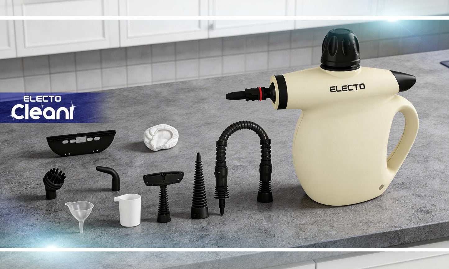 MYJKA PAROWA DO OKIEN FUG TAPICERKI PAROWNICA MYJKA RĘCZNA 1050W